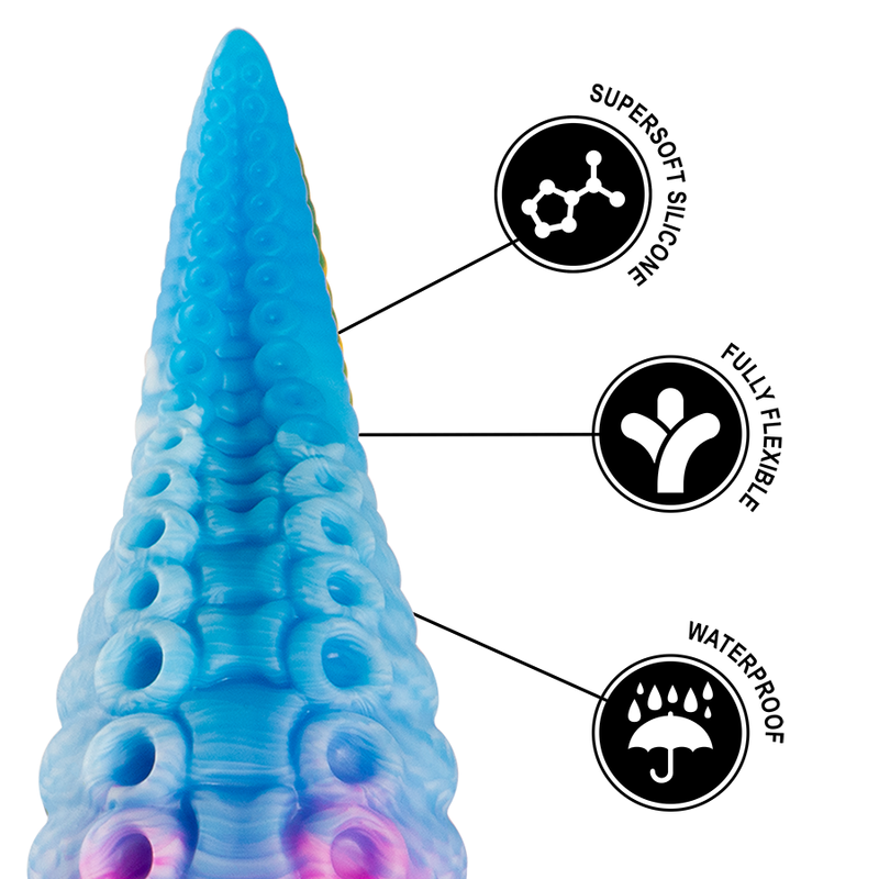 EPIC - PHORCYS BLUE TENTACULE DILDO PETITE TAILLE