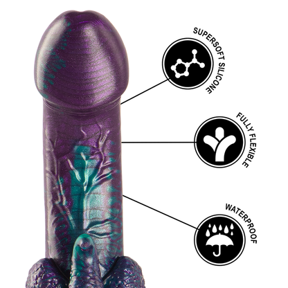 EPIC - BASILISK DILDO DOUBLE PLAISIR ÉCAILLEUX PETITE TAILLE