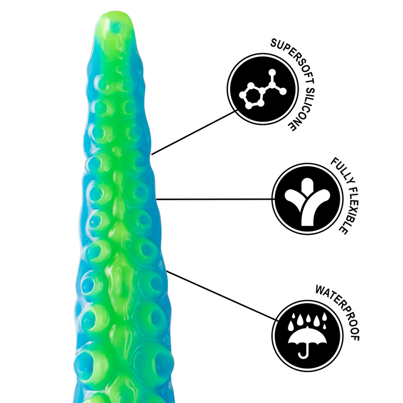 EPIC - SCYLLA FLUORESCENT DILDO TENTACULE MINCE GRANDE TAILLE