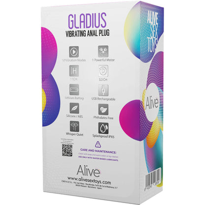 VIBRATEUR ANAL ALIVE - GLADIUS