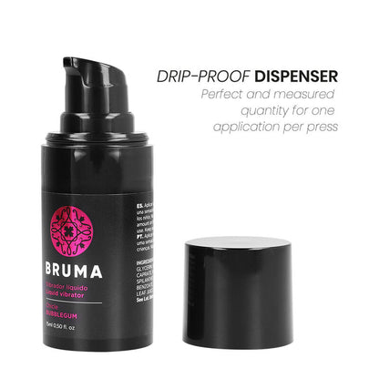 BRUMA - VIBRATEUR LIQUIDE ULTRA GLISSANT BUBBLEGUM 15 ML