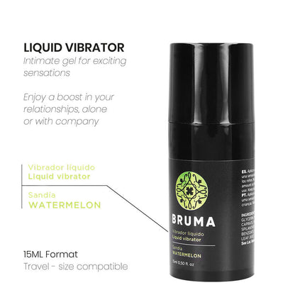 BRUMA - VIBRATEUR LIQUIDE ULTRA GLISSANT PASTEQUE 15 ML