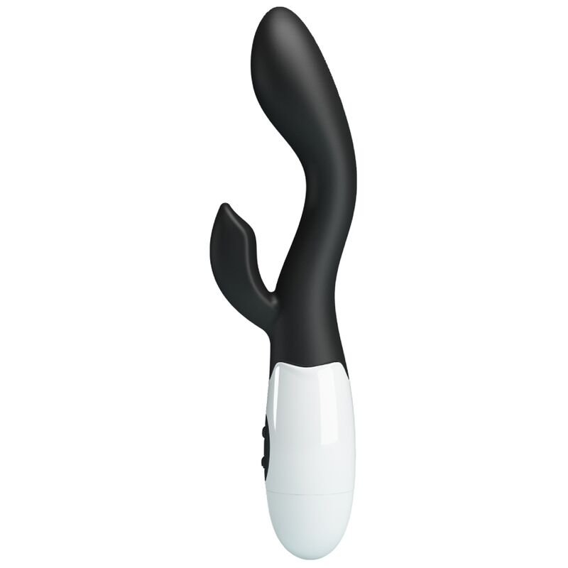 PRETTY LOVE - VIBRADOR PUNTO G BRILLANTE NEGRO