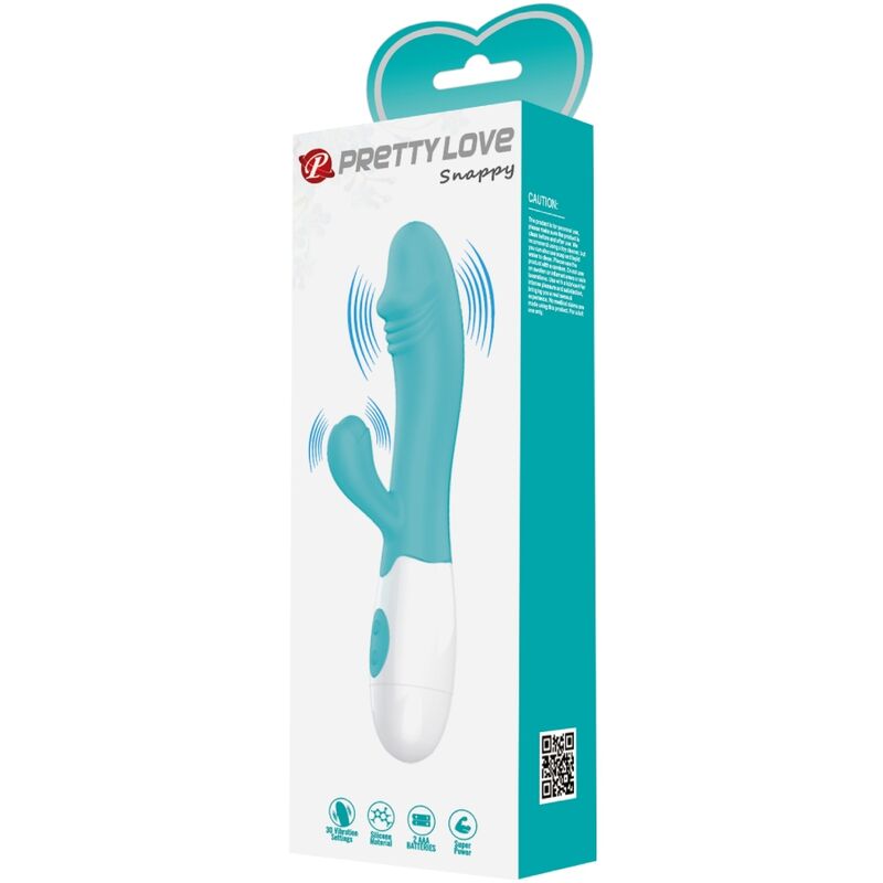 PRETTY LOVE - SNAPPY G-SPOT VIBRATOR AQUA GREEN