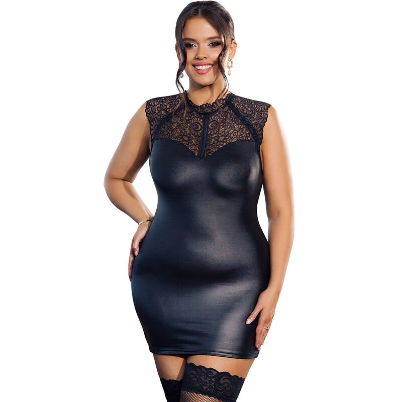 SUBBLIME - SEXY LEATHER DRESS S/M