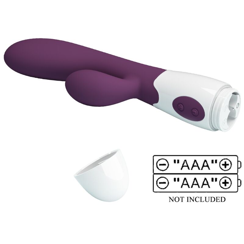 PRETTY LOVE - VIBRADOR ALVIS RABBIT Y PUNTO G MORADO