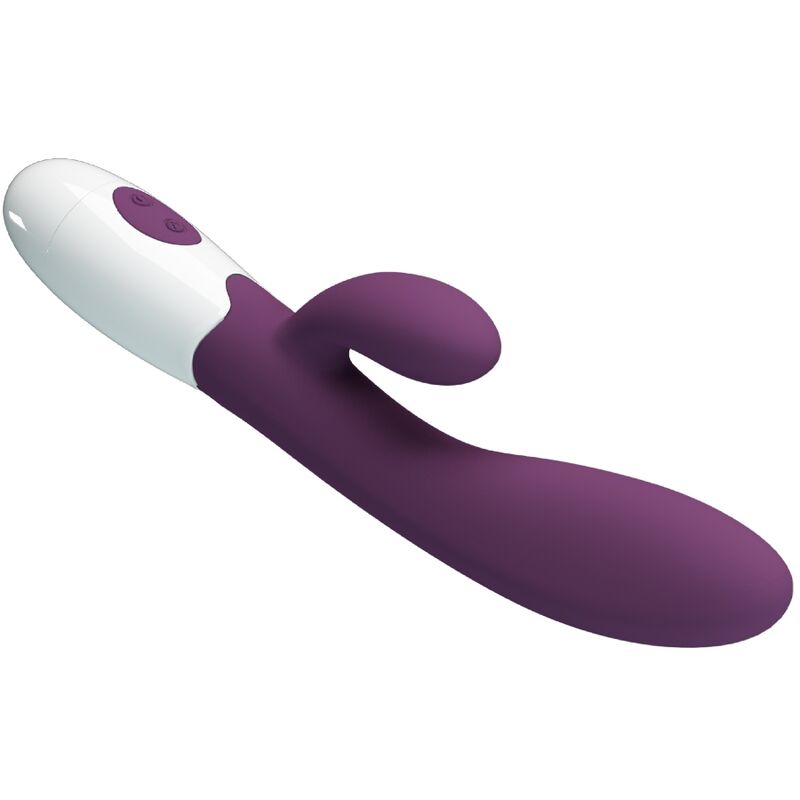 PRETTY LOVE - VIBRADOR ALVIS RABBIT Y PUNTO G MORADO