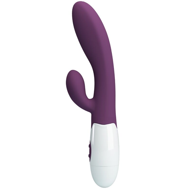 PRETTY LOVE - VIBRADOR ALVIS RABBIT Y PUNTO G MORADO