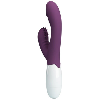 PRETTY LOVE - VIBRATEUR LAPIN BUTTERFLY KISS ET STIMULATEUR DE POINT G VIOLET