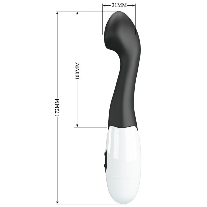 PRETTY LOVE - VIBRADOR PUNTO G CHARLES 30 MODOS NEGRO