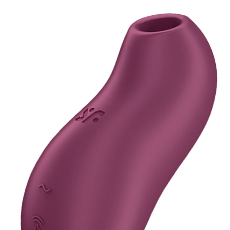 SATISFYER - STIMULATEUR DE CLITORIS POCKET PRO 1 GRENAT