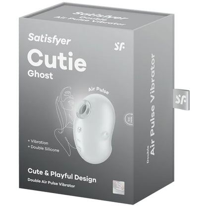 SATISFYER - CUTIE GHOST VIBRATEUR À PLACE BLANC