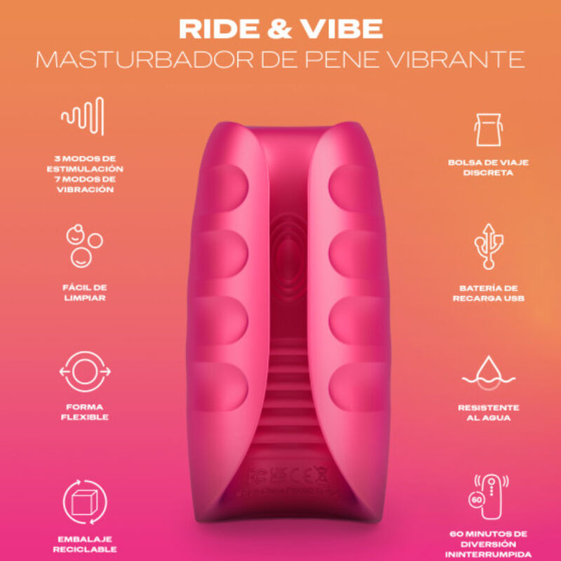 DUREX - TOY RIDE &amp; VIBE VIBRATEUR MASTURBATEUR