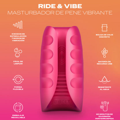 DUREX - TOY RIDE &amp; VIBE VIBRATEUR MASTURBATEUR