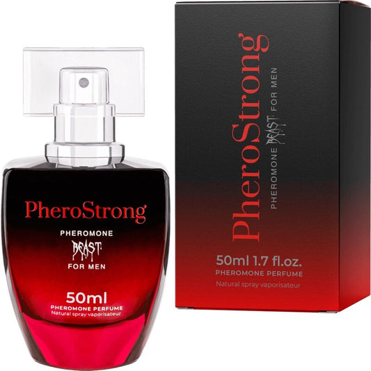 PERFUME PREROMONE BESTIA PARA HOMBRE PHEROSTRONG 50 ML