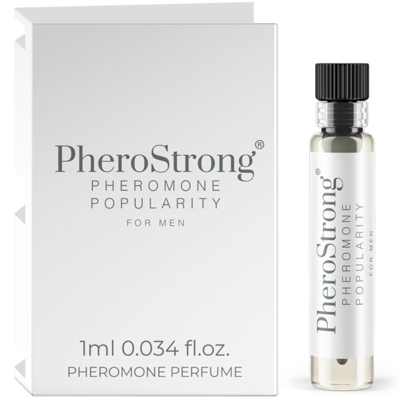 PHEROSTRONG - PARFUM AUX PHÉROMONES POPULARITÉ POUR HOMMES 1 ML