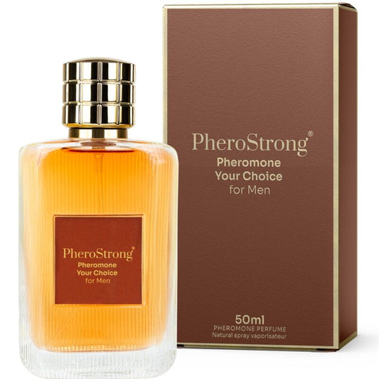 PHEROSTRONG - PERFUME DE FEROMONAS TU ELECCIÓN PARA HOMBRES 50 ML