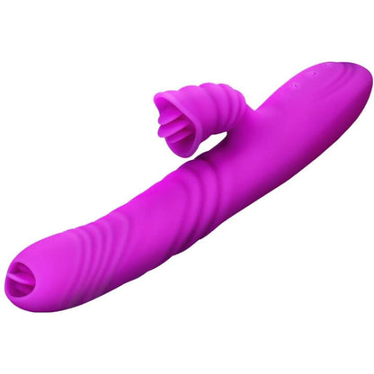 ARMONY - ANGELIA VIBRATEUR MULTIFONCTIONNEL DOUBLE LANGUE AVEC EFFET CHALEUR VIOLETTE