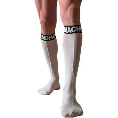 MACHO - CHAUSSETTES FINES TAILLE UNIQUE BLANCHES