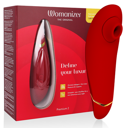 WOMANIZER - STIMULATEUR CLITORISÉ PREMIUM 2 BORDEAUX