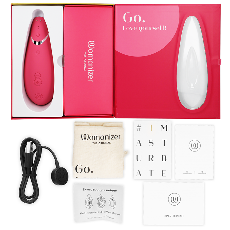 WOMANIZER - STIMULATEUR CLITORISÉ PREMIUM 2 FRAMBOISE