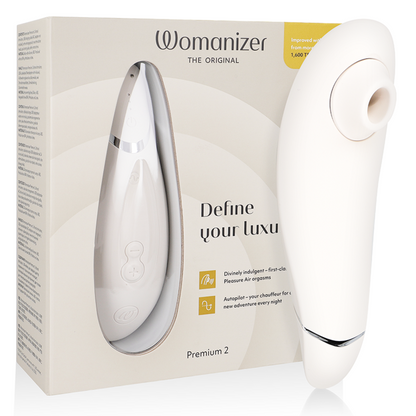 WOMANIZER - ESTIMULADOR DE CLÍTORIS PREMIUM 2 GRIS CÁLIDO