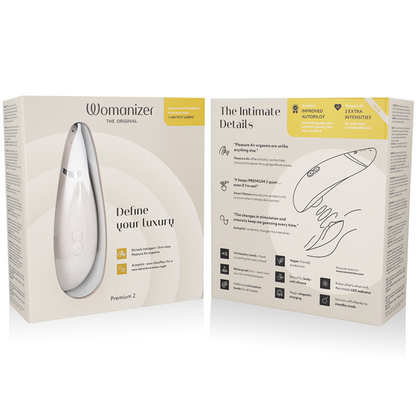 WOMANIZER - ESTIMULADOR DE CLÍTORIS PREMIUM 2 GRIS CÁLIDO