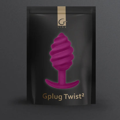 G-VIBE - GPLUG TWIST 2 PURPLE ANAL PLUG