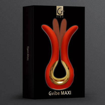 G-VIBE - GVIBE MAXI VIBRATEUR AVEC DEUX EMBOUTS FLEXIBLES CORAIL