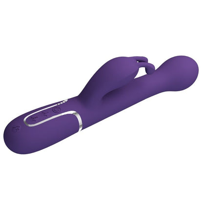 PRETTY LOVE - VIBRADOR CONEJO DEJON 3 EN 1 MULTIFUNCIÓN MORADO