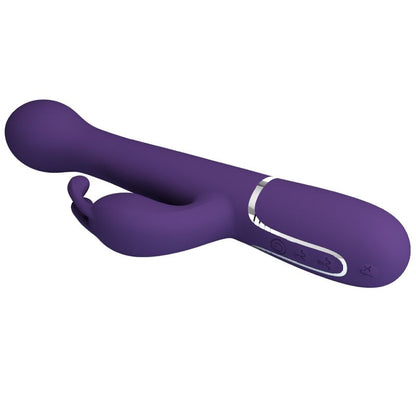 PRETTY LOVE - VIBRADOR CONEJO DEJON 3 EN 1 MULTIFUNCIÓN MORADO