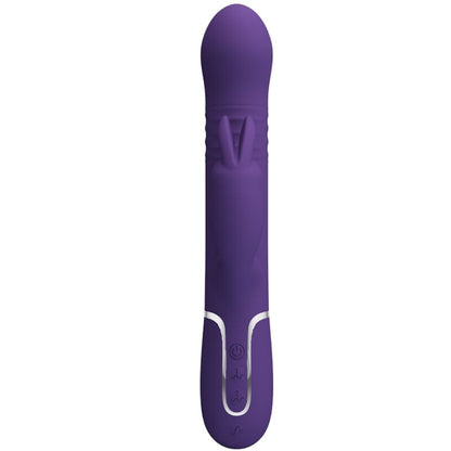 PRETTY LOVE - VIBRADOR CONEJO COALE 4 EN 1 MORADO