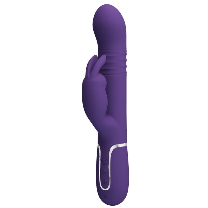 PRETTY LOVE - VIBRADOR CONEJO COALE 4 EN 1 MORADO