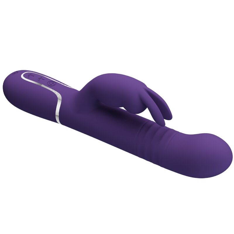 PRETTY LOVE - VIBRADOR CONEJO COALE 4 EN 1 MORADO