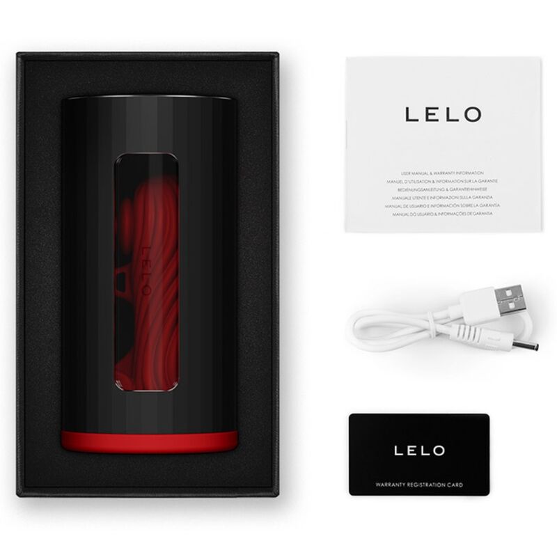 LELO - MASTURBADOR MASCULINO F1S V3 ROJO