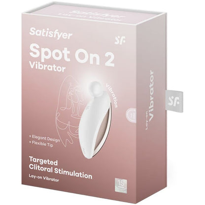 SATISFYER - SPOT ON 2 VIBRADOR DE APOYO BLANCO