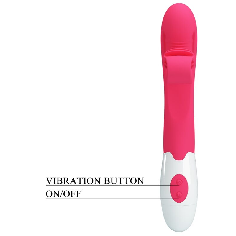 ROMANCE - VIBRATEUR ET STIMULATEUR ROSE 30 VITESSES