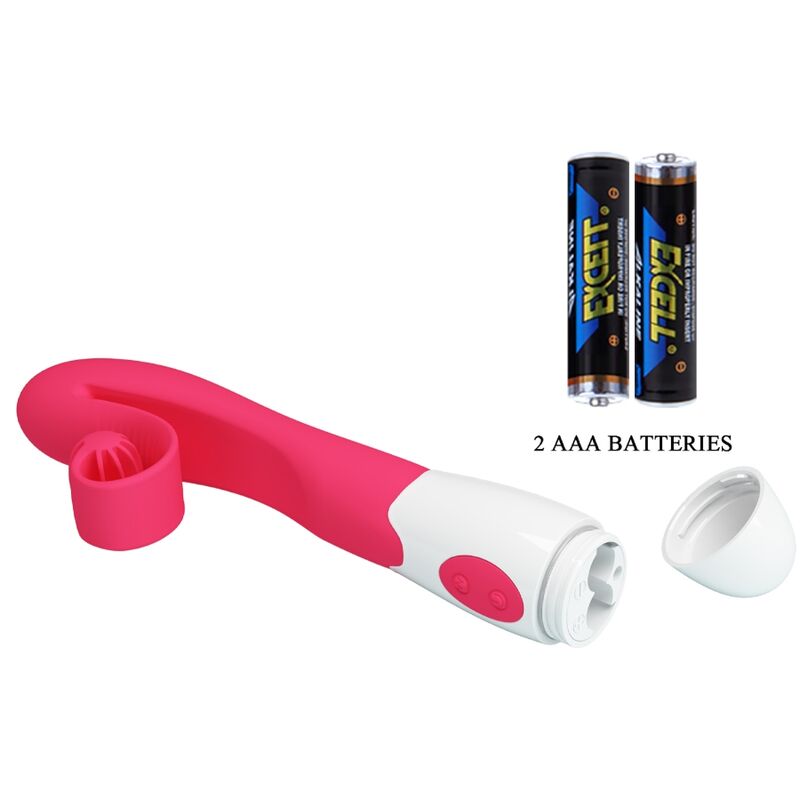 ROMANCE - VIBRATEUR ET STIMULATEUR ROSE 30 VITESSES