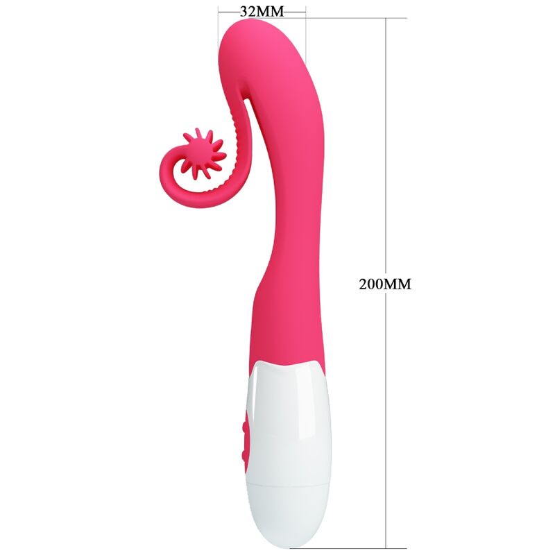 ROMANCE - VIBRATEUR ET STIMULATEUR ROSE 30 VITESSES