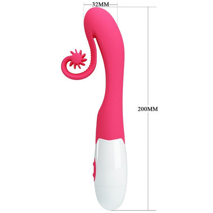 ROMANCE - VIBRATEUR ET STIMULATEUR ROSE 30 VITESSES