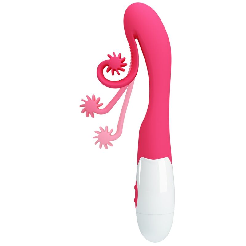 ROMANCE - VIBRATEUR ET STIMULATEUR ROSE 30 VITESSES