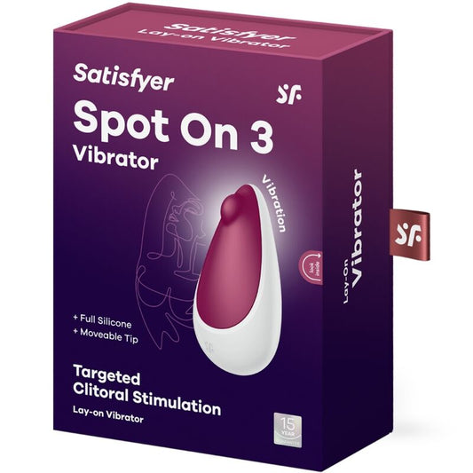 SATISFYER - SPOT ON 3 STIMULATEUR DE CLITORIS ROUGE