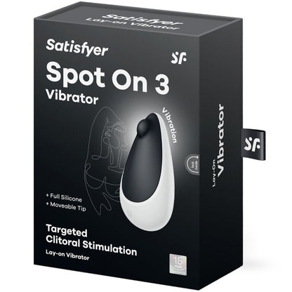 SATISFYER - SPOT ON 3 STIMULATEUR CLITORISÉ NOIR