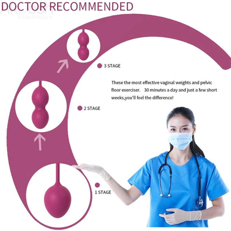 ARMONY - ANABIOSE POIDS VAGINAUX 3 NIVEAUX BOUGAMBIILLA