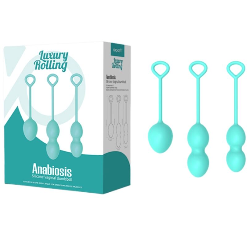 ARMONY - ANABIOSE POIDS VAGINAUX 3 NIVEAUX VERT