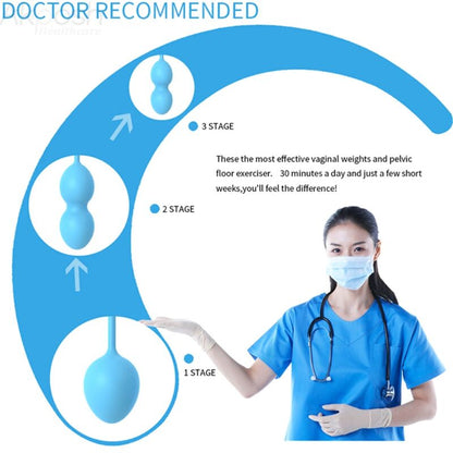 ARMONY - ANABIOSE POIDS VAGINAUX 3 NIVEAUX BLEU