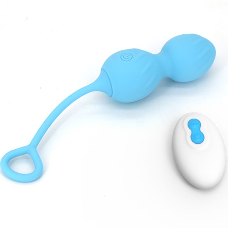 ARMONY - BLOSSOMS VIBRATEUR POIDS VAGINAUX TÉLÉCOMMANDE 10 VIBRATIONS BLEU