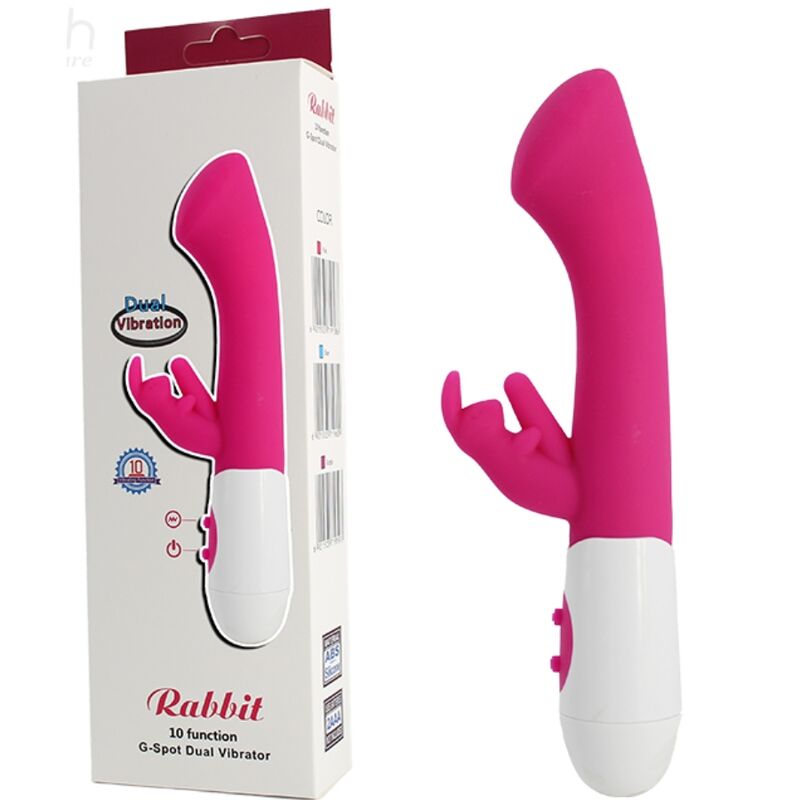 ARMONY - VIBRATEUR RABBIT ET STIMULATEUR DE POINT G 10 VITESSES ROSE