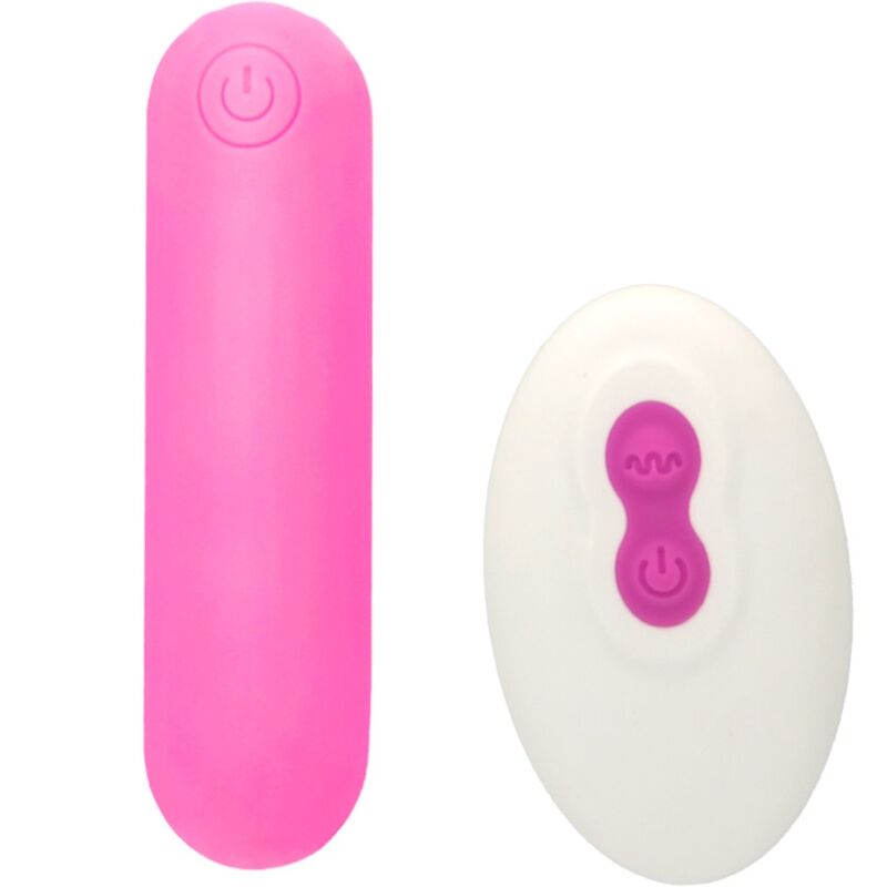 ARMONY - SPLASH JOLINE BULLET VIBRANT EN SILICONE TÉLÉCOMMANDE 10 VIBRATIONS 65 X 15 CM ROSE