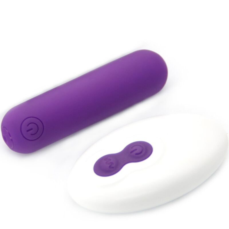 ARMONY - SPLASH JOLINE BULLET VIBRANT EN SILICONE TÉLÉCOMMANDE 10 VIBRATIONS 6,5 X 1,5 CM VIOLET